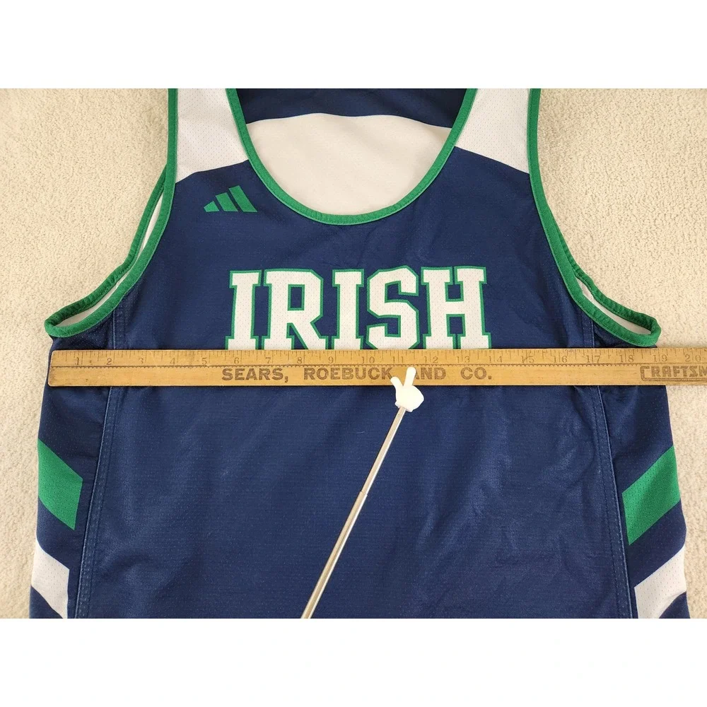 Adidas Notre Dame Fighting Irish Mens Tank Top Navy Size Small